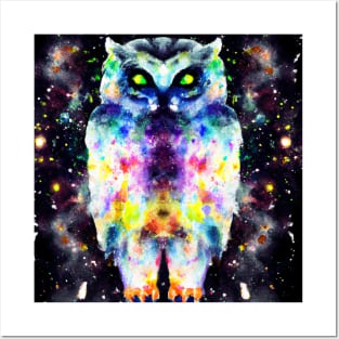 Watercolor owl Posters and Art